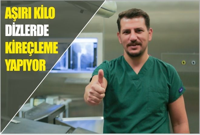 Aşırı kilo dizlerde kireçleme yapıyor