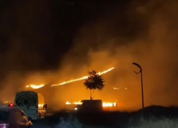 Piknik Alanı Alev Alev Yandı