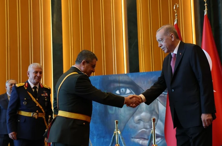 Erdoğan, 30 Ağustos Zafer Bayramı Tebriklerini Kabul Etti