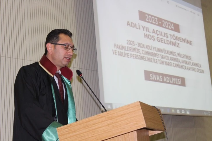 Sivas Adliyesi'nde Adli Yıl Açılış Töreni Düzenlendi