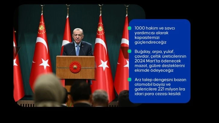 Kabine Sonunda  Erdoğan'dan Açıklama