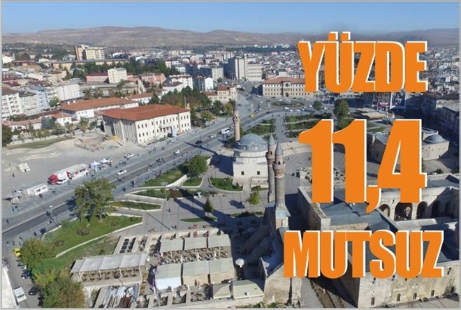 YÜZDE 11,4 MUTSUZ