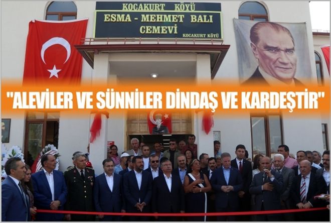"ALEVİLER VE SÜNNİLER DİNDAŞ VE KARDEŞTİR"