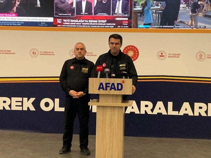 AFAD Başkanı Açıkladı Hazırız