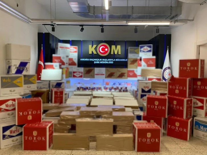 1 Milyon Liralık Kaçak Ürün Ele Geçirildi