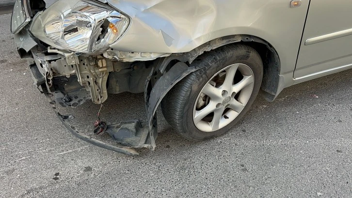 Motosiklet Kazası Güvenlik Kamerasında