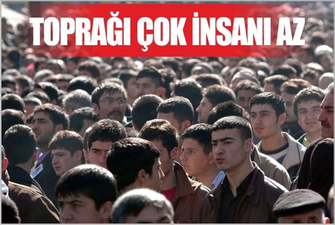 TOPRAĞI ÇOK İNSANI AZ