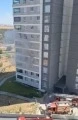 14 Katlı Apartmanda Korkutan Yangın