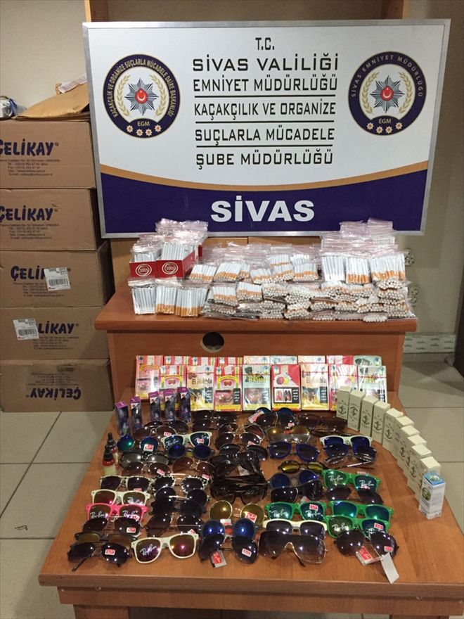 Sivas´ta kaçakçılık operasyonu