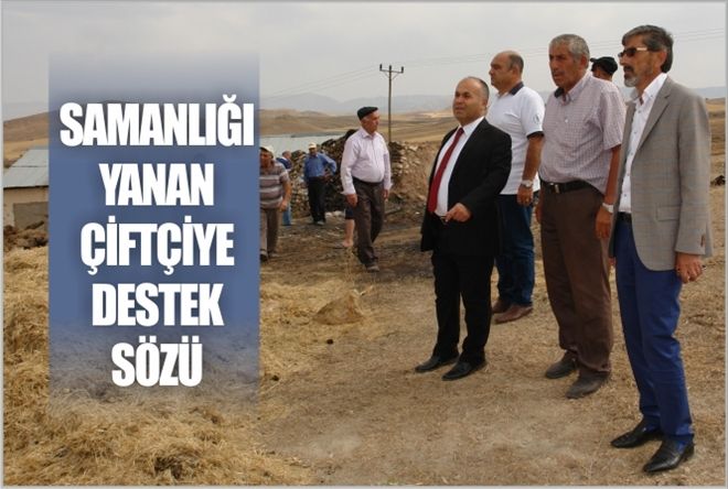 SAMANLIĞI YANAN ÇİFTÇİYE DESTEK SÖZÜ