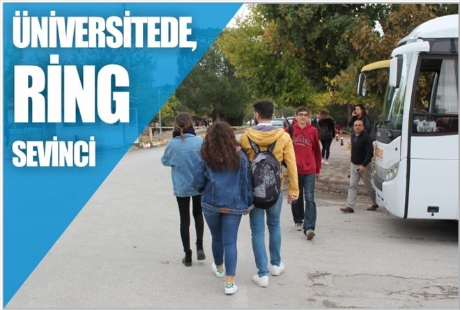 ÜNİVERSİTEDE, ?RİNG´ SEVİNCİ