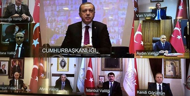 TELEKONFERANSLA BRİFİNG VERDİ