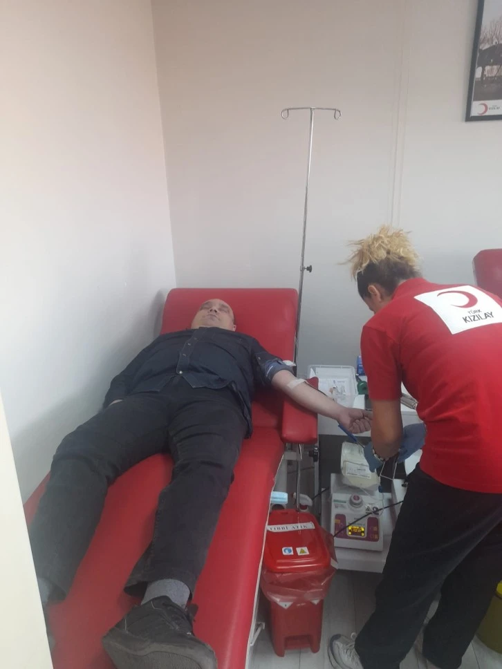 Sivas'ta Engellilerden Kan Bağışı