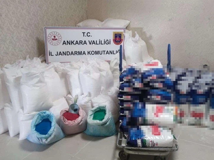50 Milyon Liralık Sahte Deterjan Yakalandı
