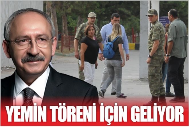 YEMİN TÖRENİ İÇİN GELİYOR