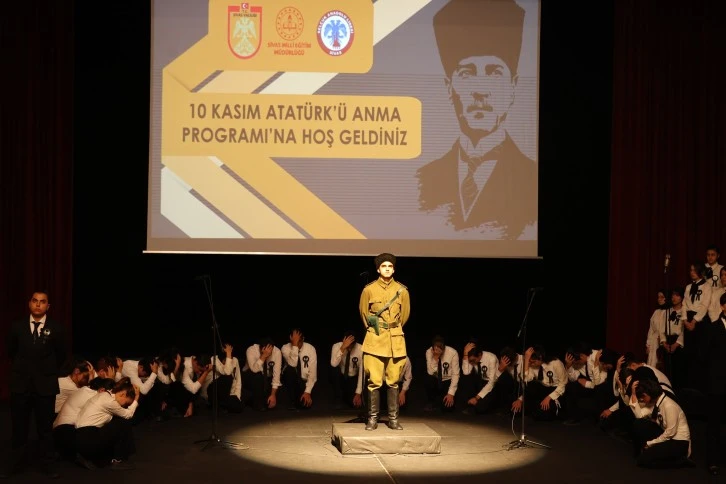 Öğrenciler Büyük Önder'i Andı