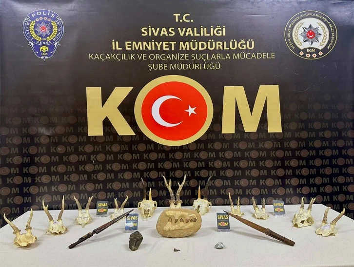 Sivas’ta Tarihi Eser Operasyonu