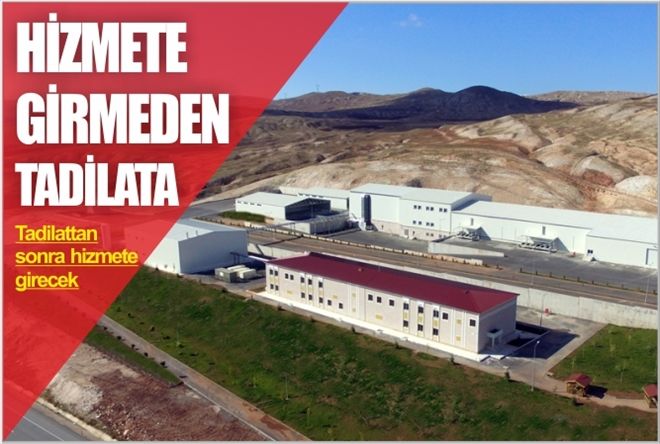 HİZMETE GİRMEDEN  TADİLATA