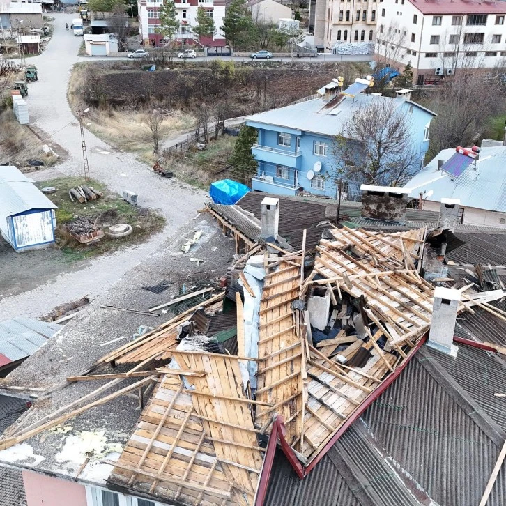 Doğanşar'da Hasar Tespiti Yapılıyor