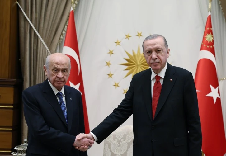 Erdoğan İle Bahçeli Görüştü