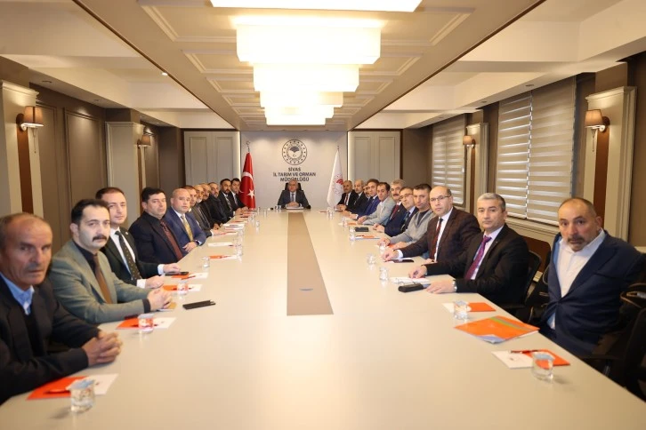 Sivas'ta Tarım Platformu Toplantısı