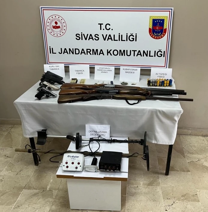 Sivas’ta Uyuşturucu Operasyonu