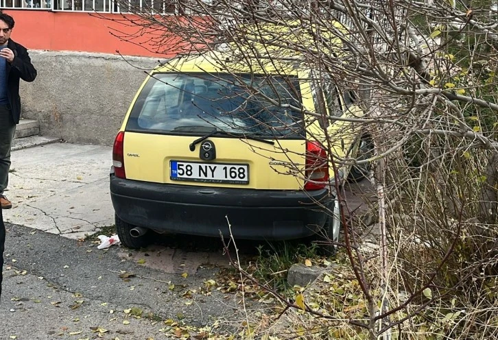 Sivas’taki Kaza Güvenlik Kamerasında