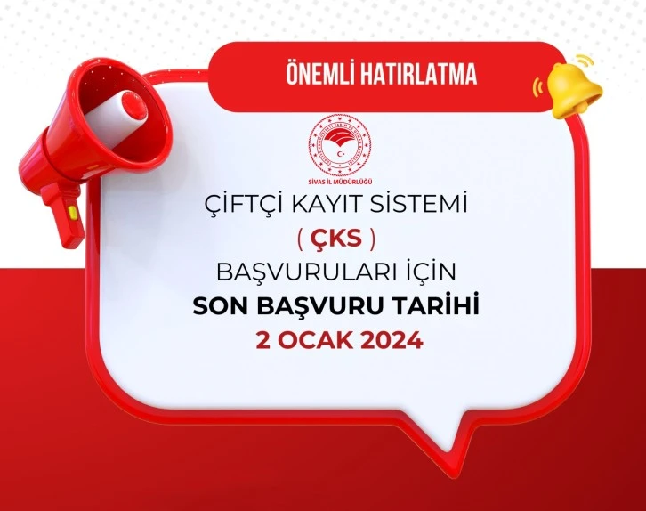 Sivaslı Çiftçiye ÇKS Uyarısı