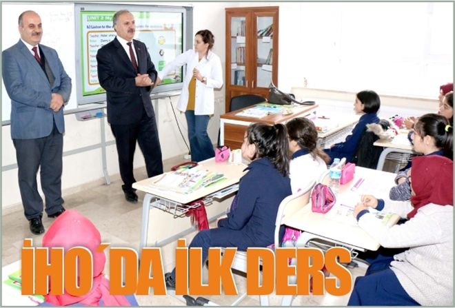İHO´DA İLK DERS