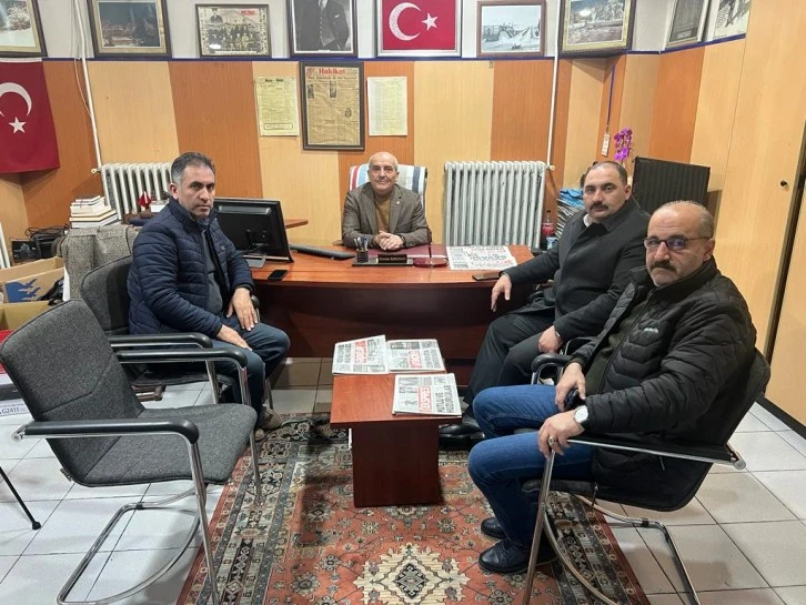 Başkan Karakaş’tan Gazetemize Ziyaret