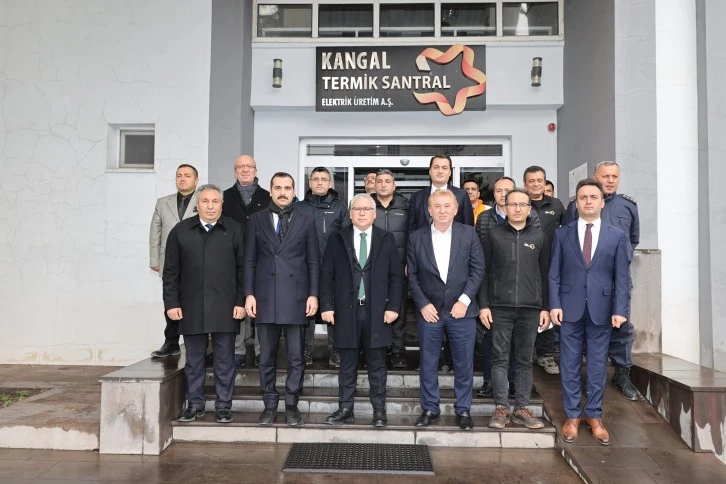 Vali Şimşek'ten Kangal Termik'e Ziyaret