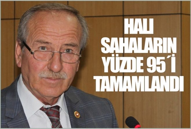 HALI SAHALARIN  YÜZDE 95´İ TAMAMLANDI