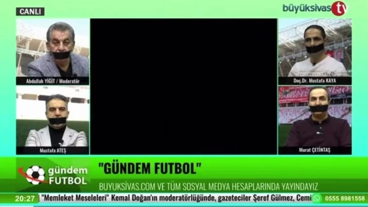 Sivaslı Yorumculardan Hakem Hatalarına Siyah Bantlı Tepki