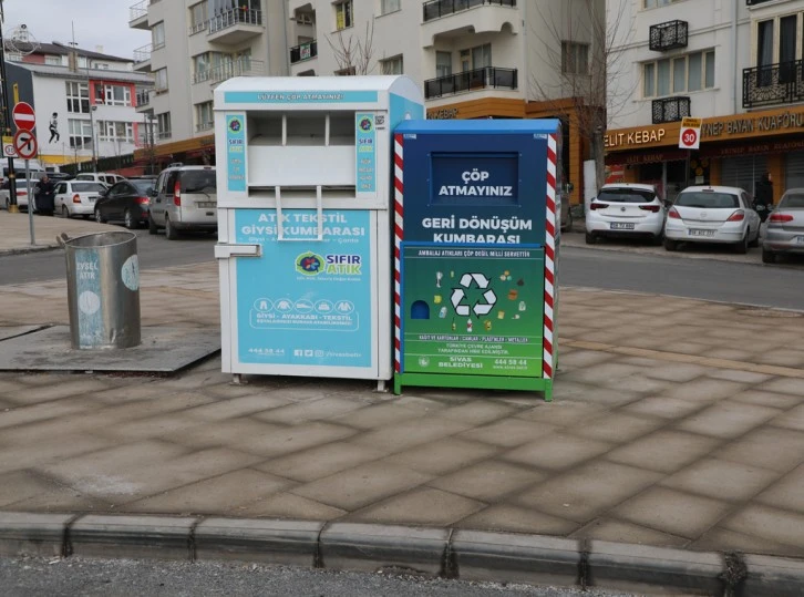 Sivas'ta Tonlarca Atık Geri Dönüştürüldü