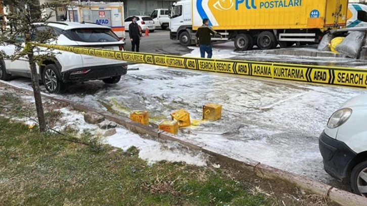 Kargo Patladı 4 Kişi Zehirlendi