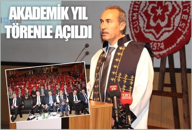 AKADEMİK YIL TÖRENLE AÇILDI