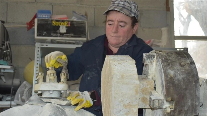 Atık Mermerden Dekoratif Eşya Üretiyor