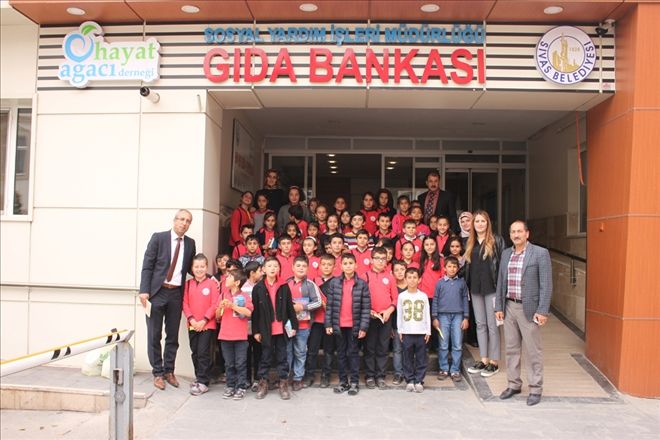 ÖĞRENCİLERDEN GIDA BANKASI´na ZİYARET