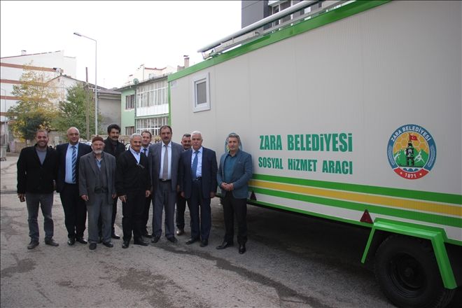 ZARA BELEDİYESİ SOSYAL HİZMET ARACI ALDI