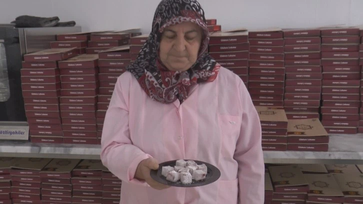 Sivas'ta Yetişiyor Lokumu Yapıldı