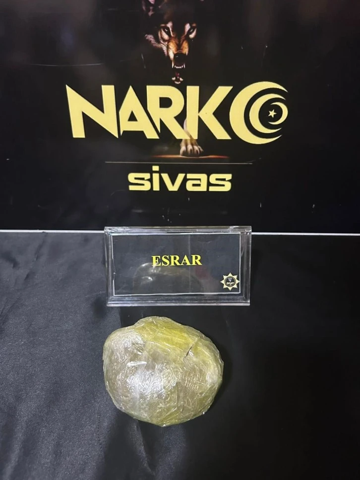 Sivas'ta Uyuşturucu Operasyonu