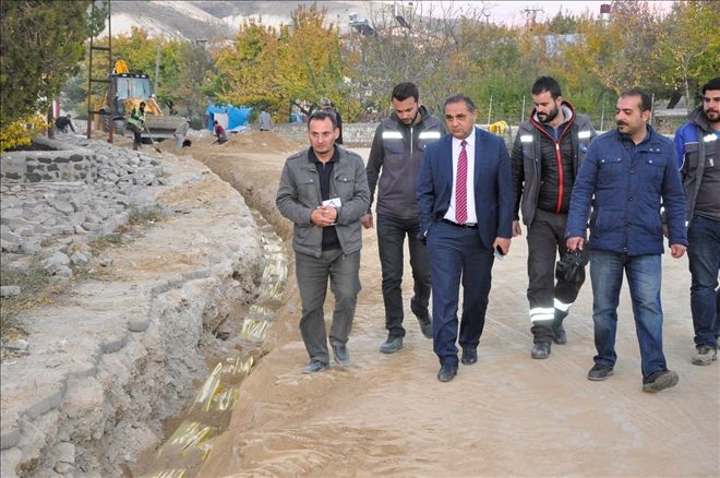 GÜRÜN´de DOĞALGAZ ÇALIŞMASI