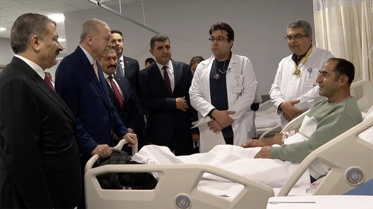 Cumhurbaşkanı Erdoğan'dan Hastane Ziyareti
