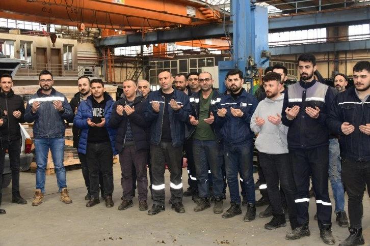 TÜRASAŞ İşçileri Kurban Kesti