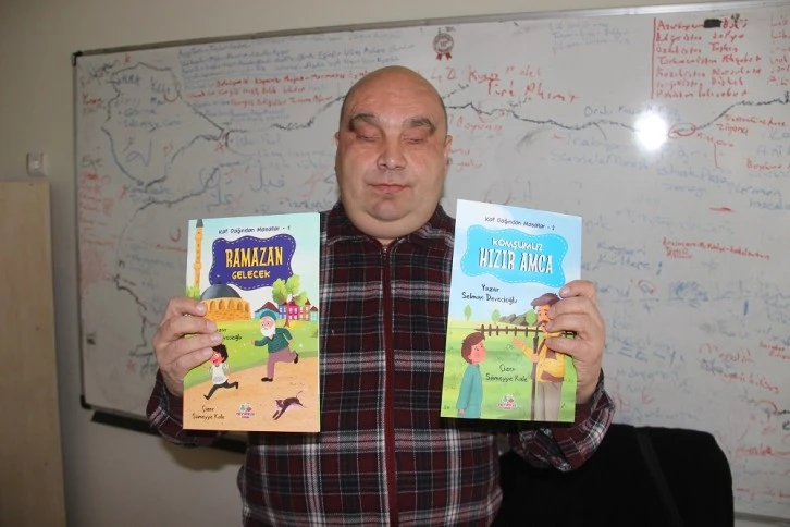 Sivas'ta Görme Engelli Öğretmenden Masal Kitabı 