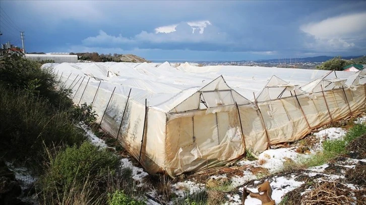 Dolu Seralara Hasar Verdi