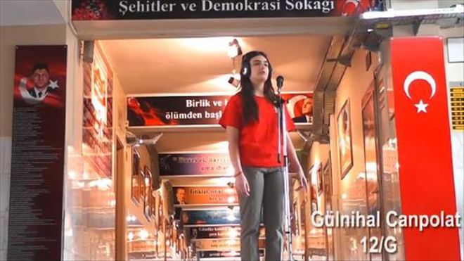 SİVAS LİSESİ´nden ŞEHİT ve GAZİLER İÇİN VATAN TÜRKÜSÜ