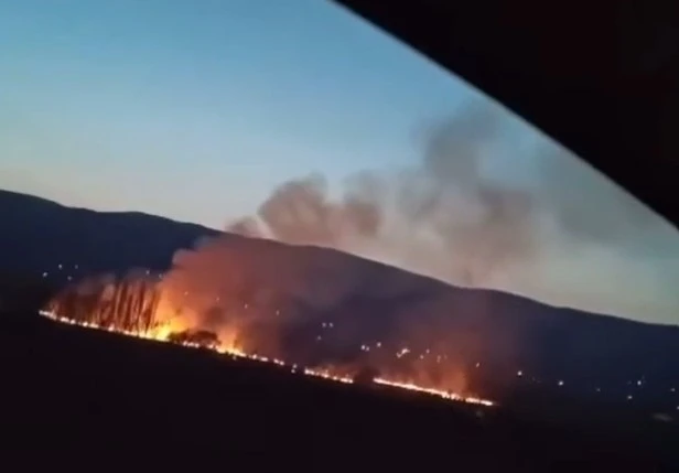 Arazide Korkutan Yangın!