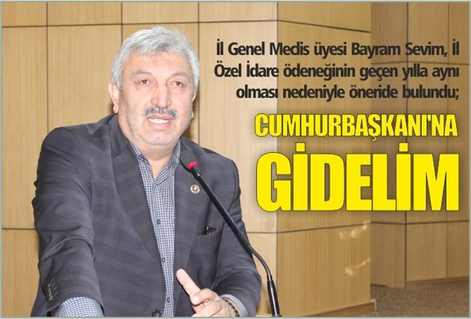 ?CUMHURBAŞKANINA GİDELİM?