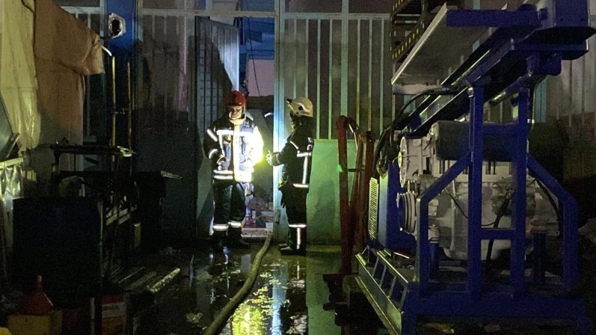 Kocaeli'de İş Yerinde Yanarak Can Verdi